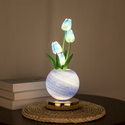 Jarrón LED Tulipanes Premium