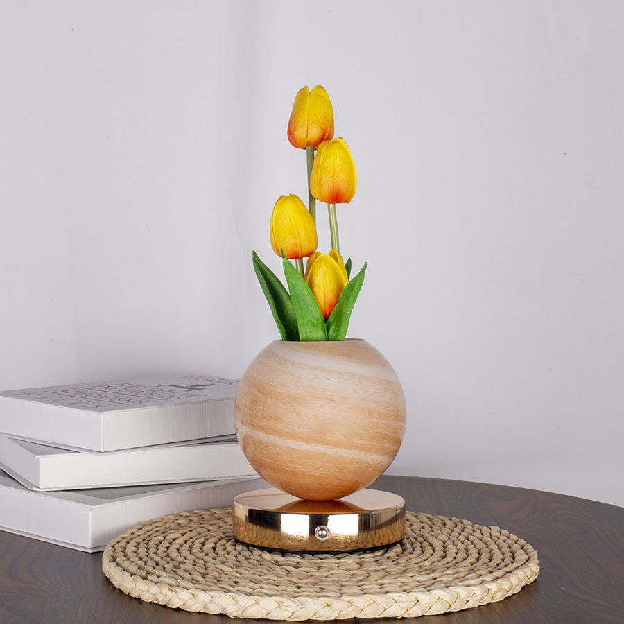 Jarrón LED Tulipanes Premium