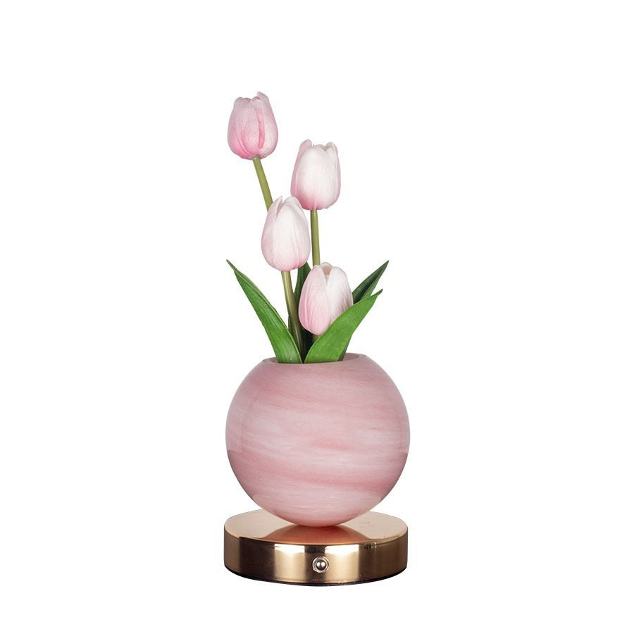Jarrón LED Tulipanes Premium
