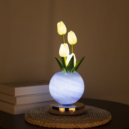 Jarrón LED Tulipanes Premium