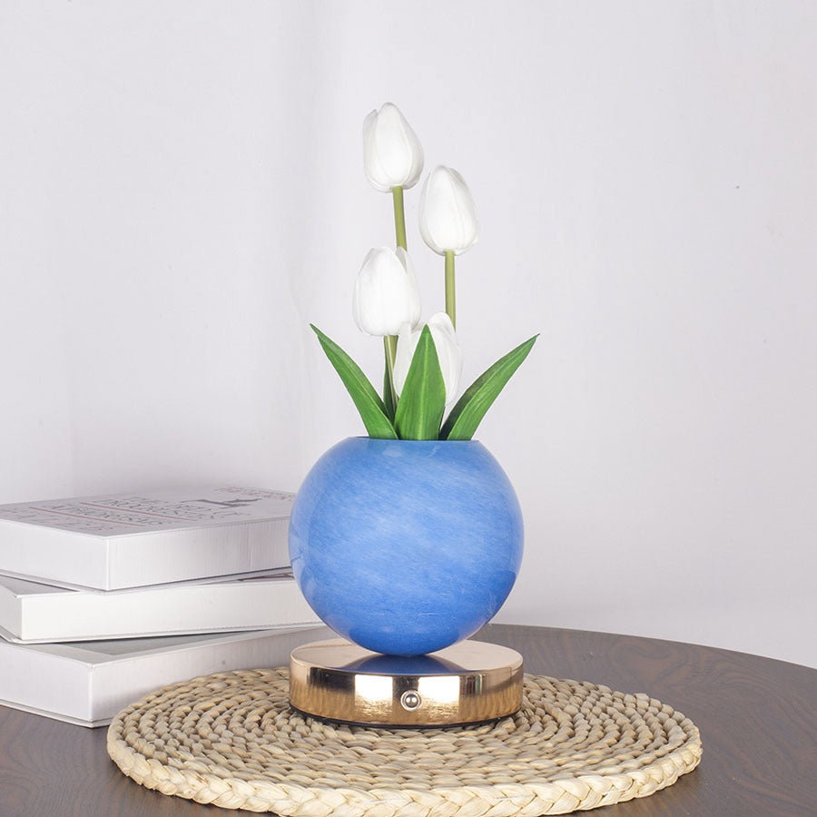 Jarrón LED Tulipanes Premium